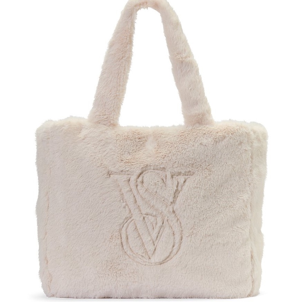 Victoria’s Secret faux fur tote